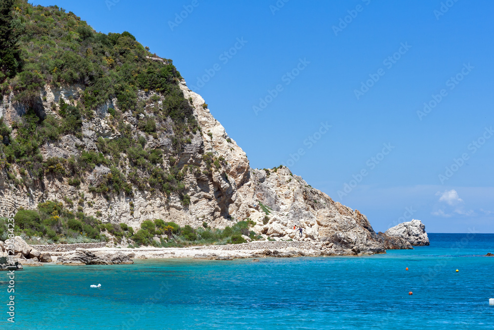 Amazing Landscape of the Agios Nikitas Beach, Lefkada, Ionian Islands, Greece