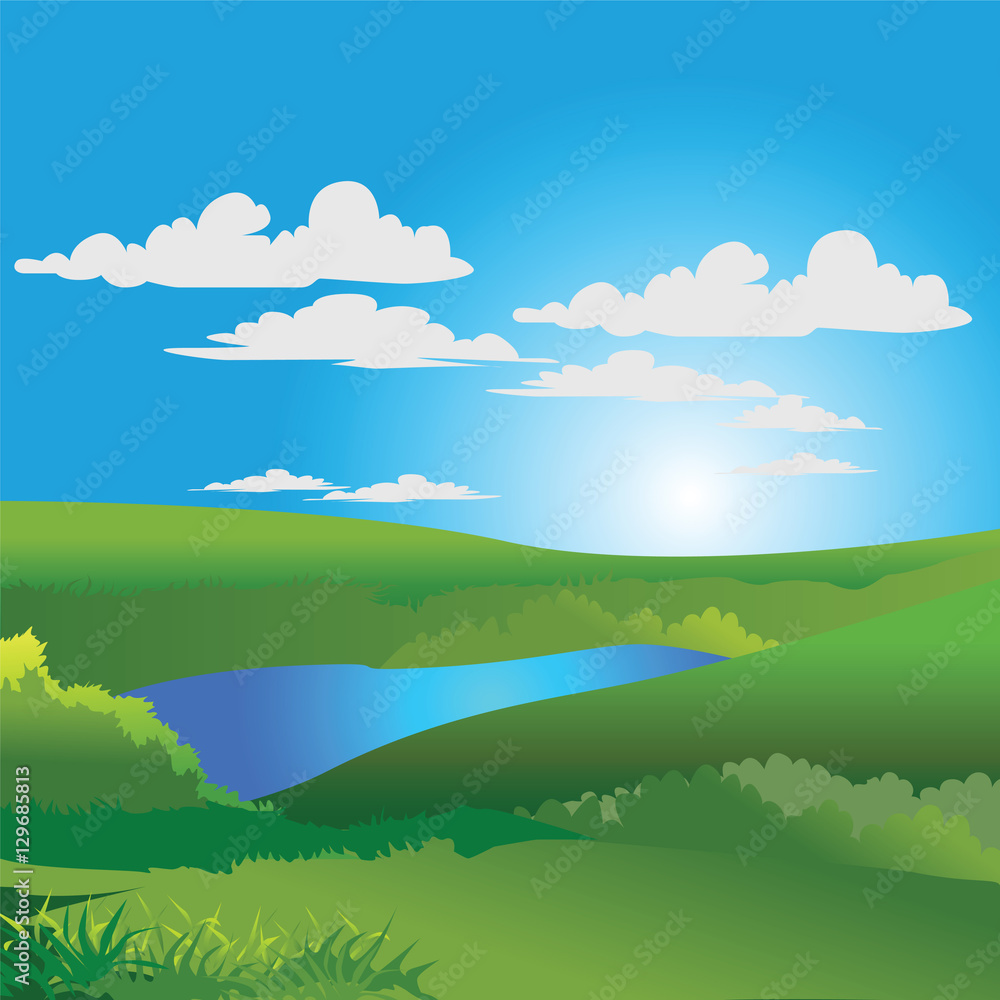 Obraz premium landscape Nature background