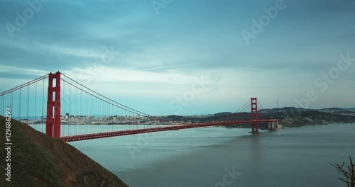 Wallpaper Mural Golden Gate Bridge with City View towards San Francisco. Torontodigital.ca