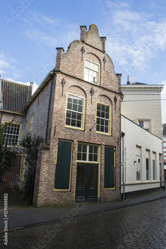 Old medieval Dutch gable house, ’s-Hertogenbosch or Den Bosch, the Netherlands