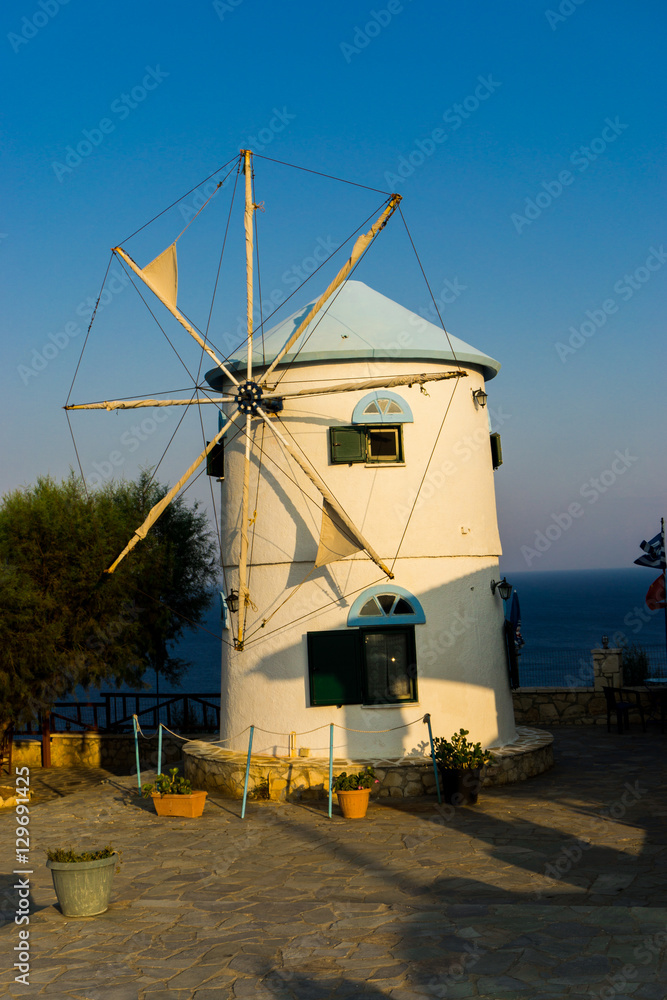 Old windmill at the sea