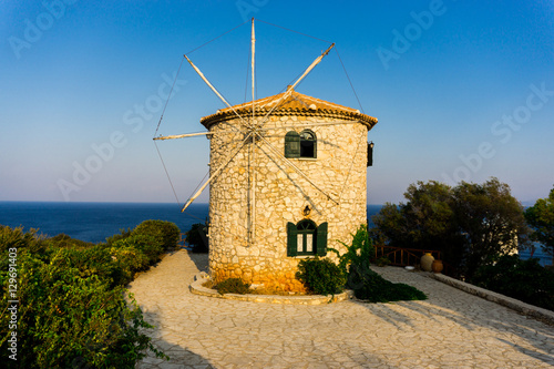 Old windmill at the sea