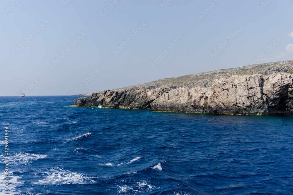 Amazing coastline of Zakynthos island Amazing coastline of Zakynthos island