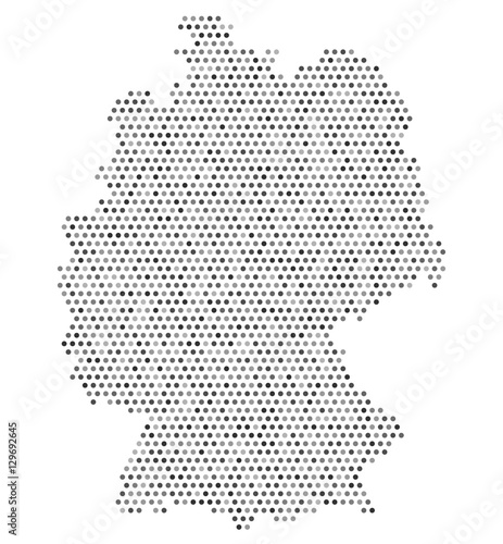Abstrakt Germany Map