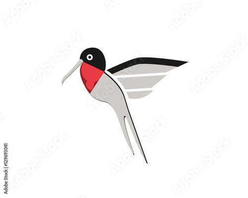 Modern Bird Logo - Frigate Bird Symbol