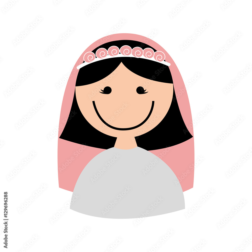wife character isolated icon vector illustration design wife character isolated icon vector illustration design