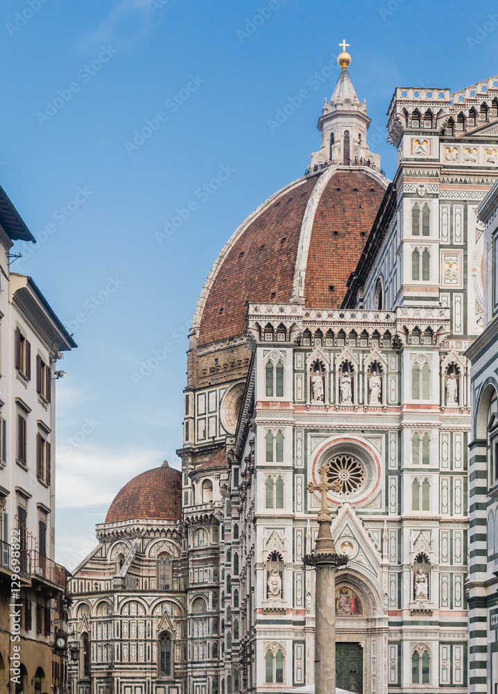 Details of Florence Cathedral, Florence, Italy