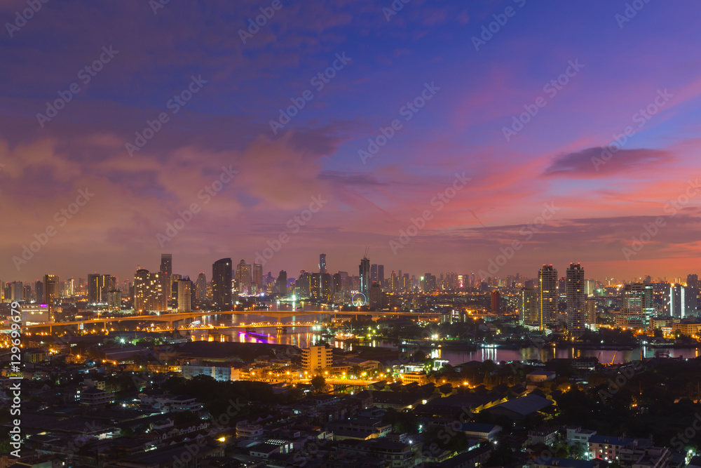 Fototapeta premium Bangkok pejzaż miejski