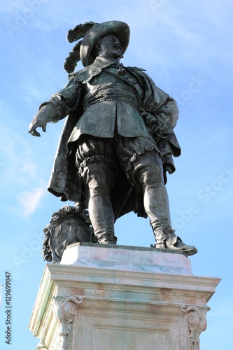 King of Sweden Gustav Adolf 2. in Gothenburg, Sweden  photo