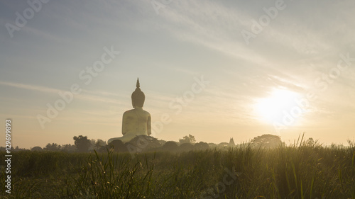 Big Golden Buddha at Wat Muang in Ang Thong, Thailand