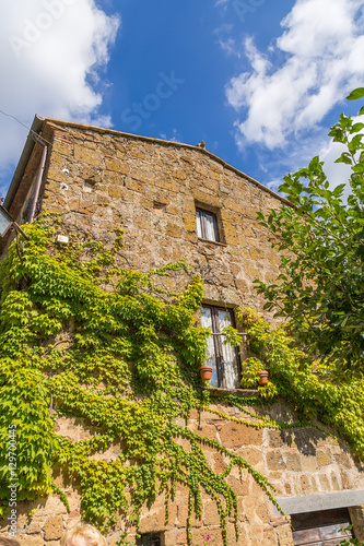 Civita di Bagnoregio, Italy. Historic building © Valery Rokhin