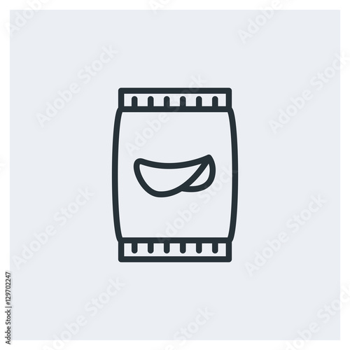 Potato chips icon