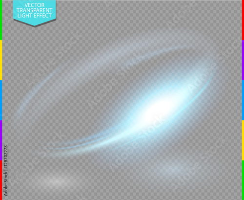 Circular flare transparent light effect. Abstract galaxy ellipse border. Luxury shining rotational glow line. Power energy glowing ring trace. Round shiny frame. Vector circle magic swirl trail