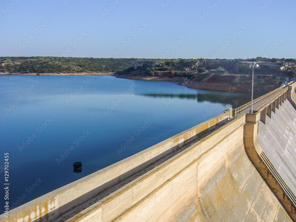 Presa en un pantano