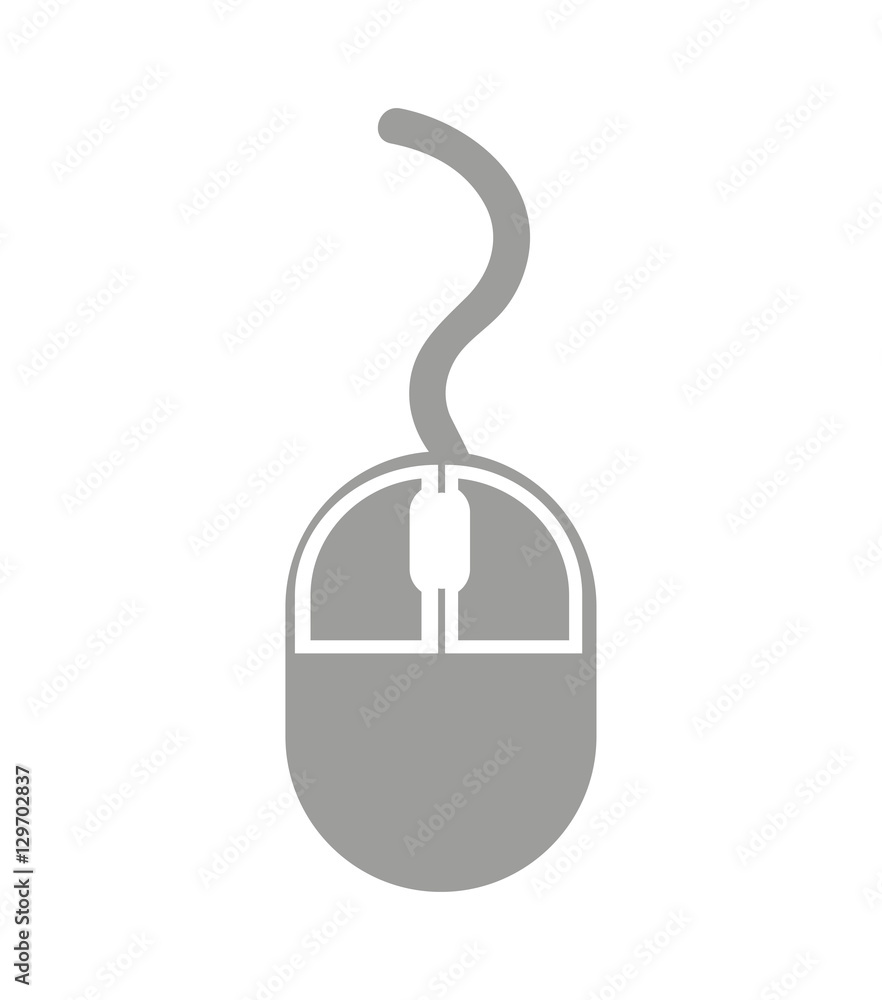 computer mouse isolated icon vector illustration design computer mouse isolated icon vector illustration design