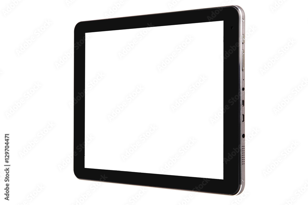 Tablet metal silver front right side Tablet metal silver front right side