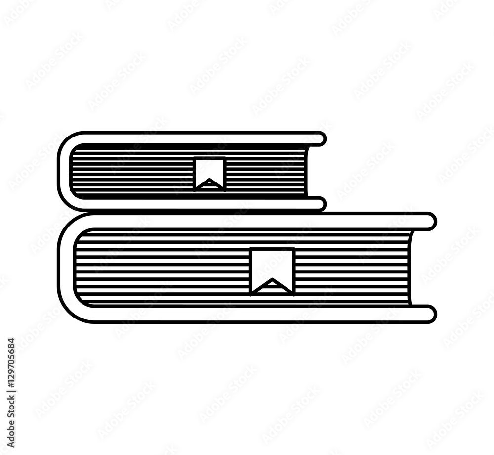 text book library isolated icon vector illustration design text book library isolated icon vector illustration design