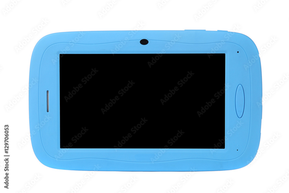 Tablet for children boy blue case front Tablet for children boy blue case front
