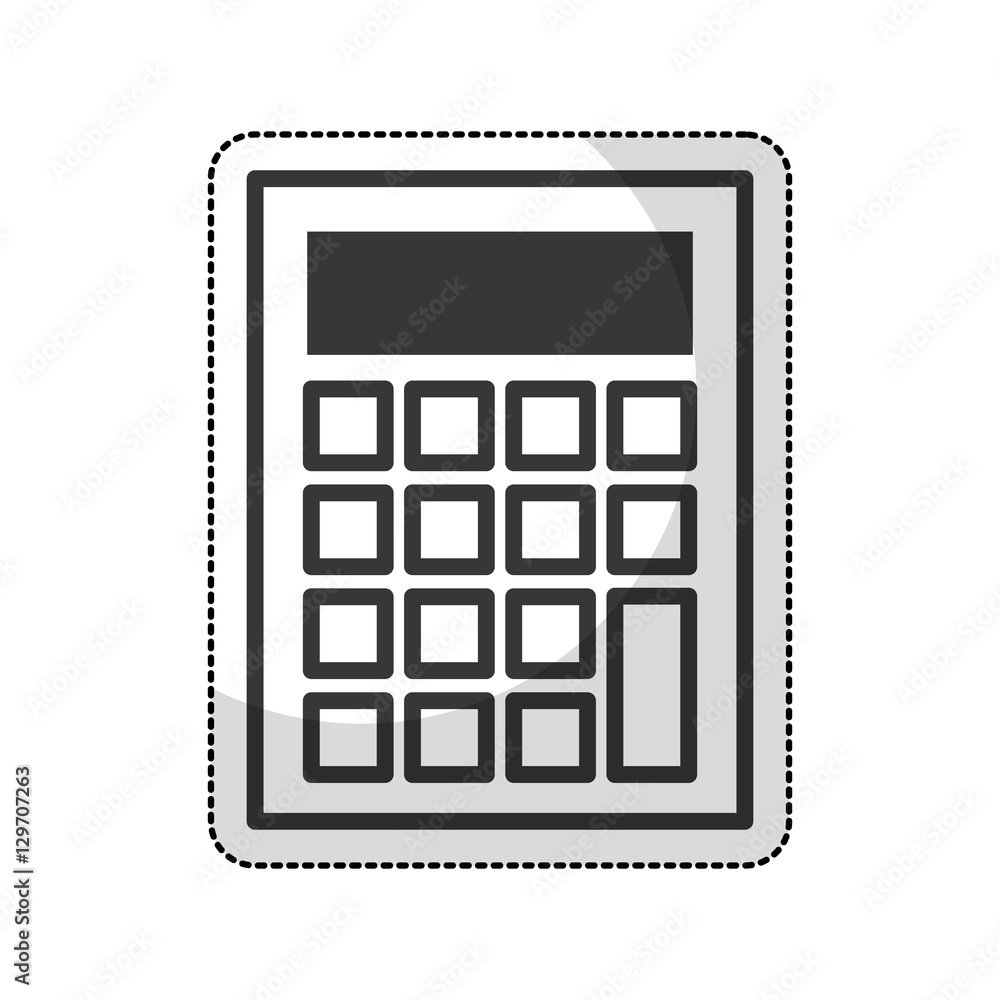 calculator math isolated icon vector illustration design calculator math isolated icon vector illustration design