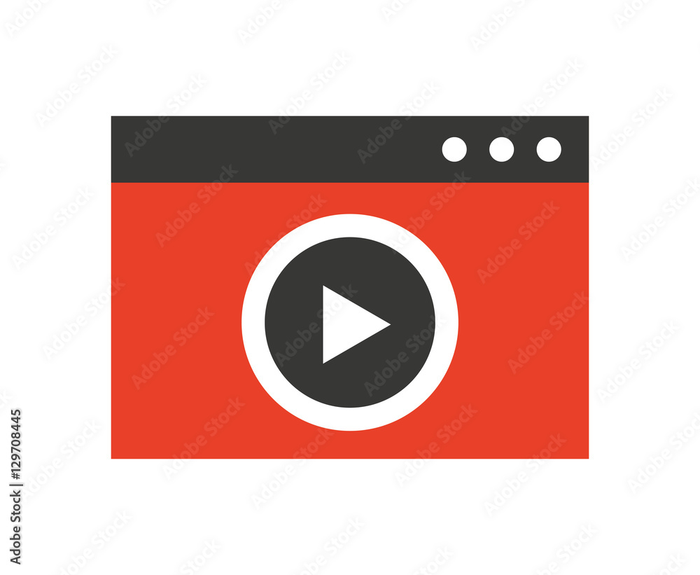 video player isolated icon vector illustration design video player isolated icon vector illustration design