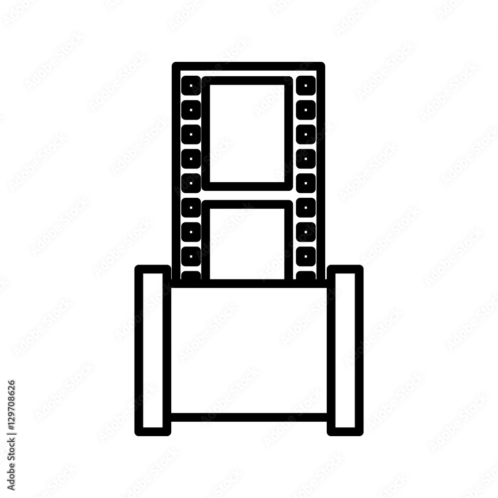 photo roll isolated icon vector illustration design photo roll isolated icon vector illustration design