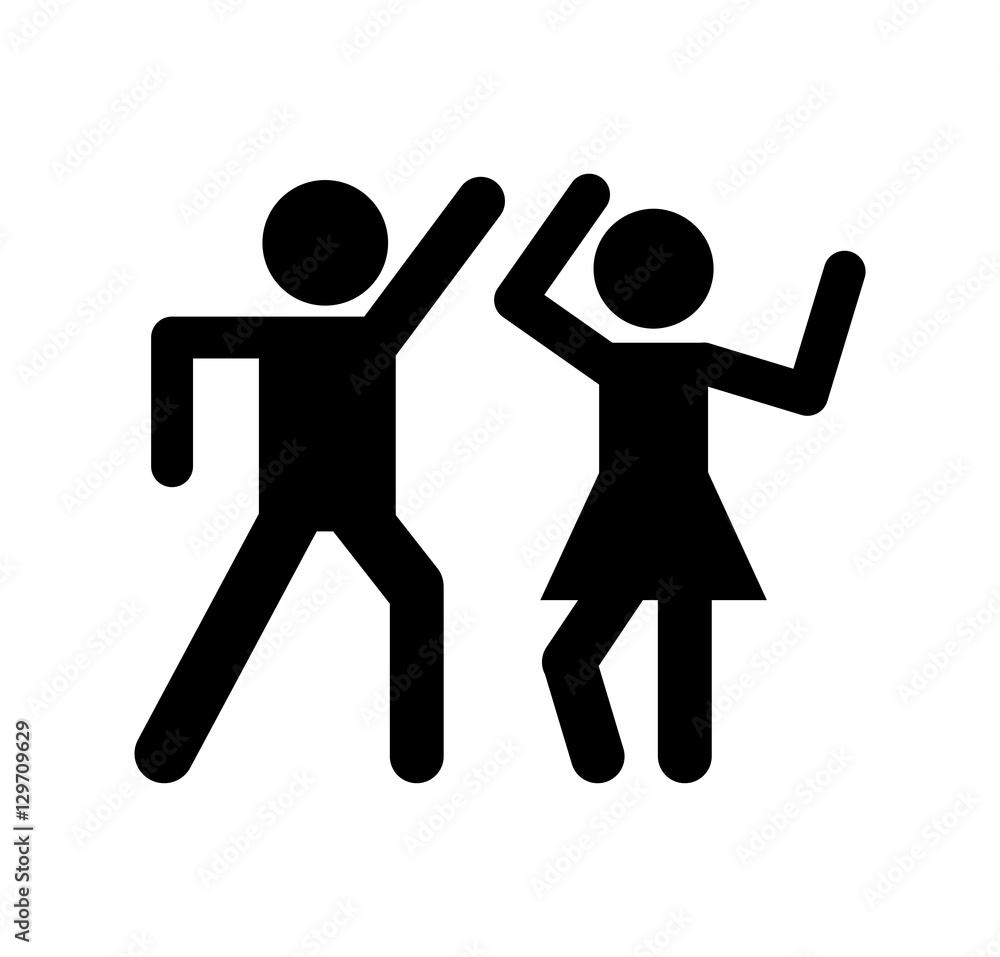 couple silhouette isolated icon vector illustration design couple silhouette isolated icon vector illustration design