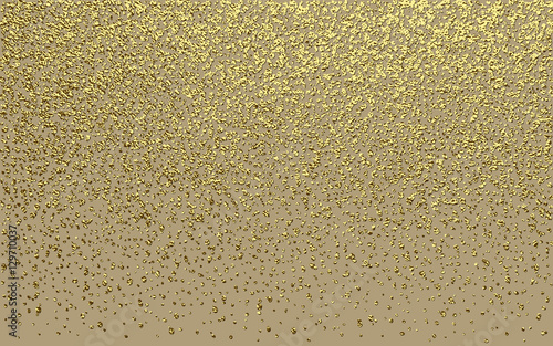 Vector gold glitter particles background for luxury greeting rich card.