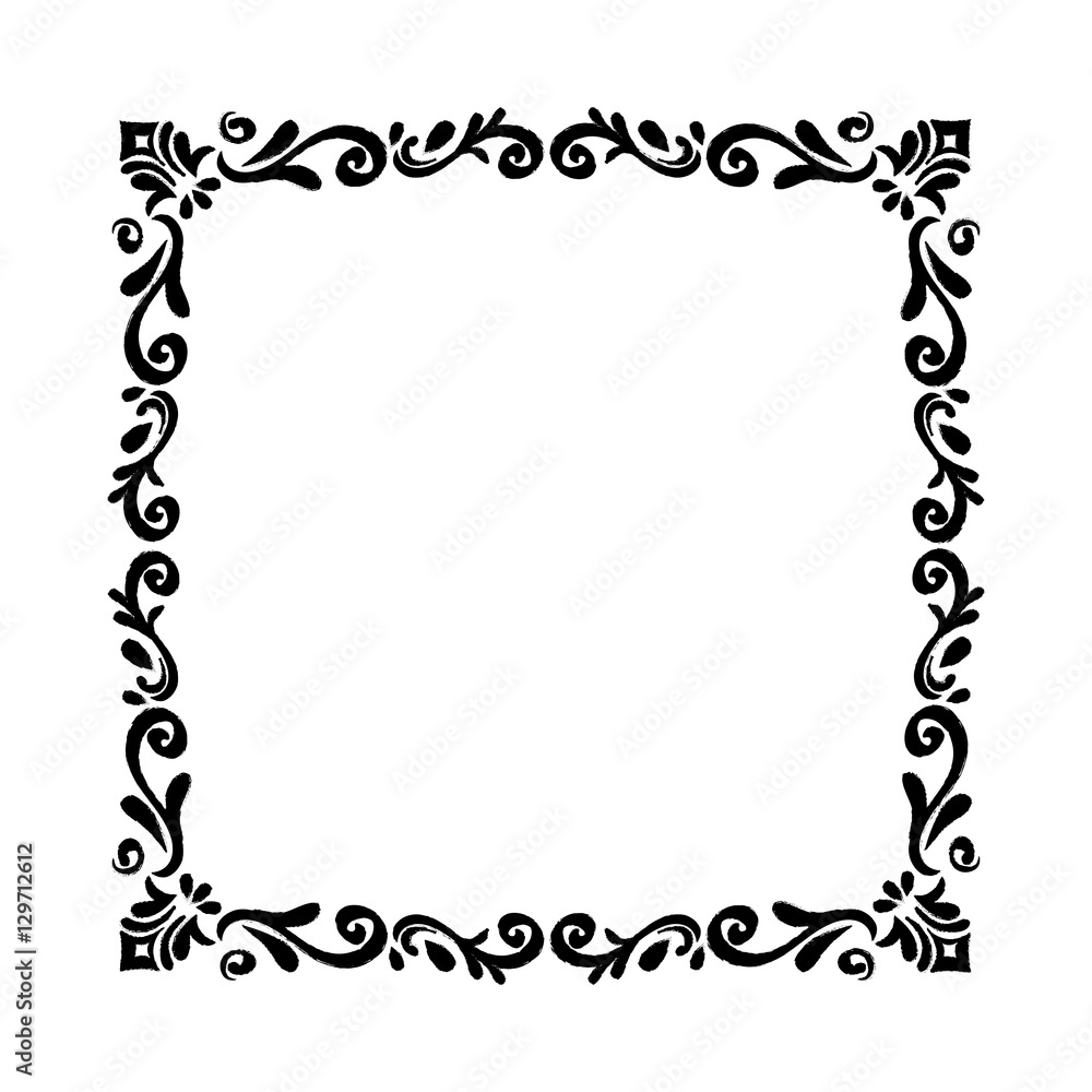 Ornamental border insignia icon vector illustration graphic design Ornamental border insignia icon vector illustration graphic design
