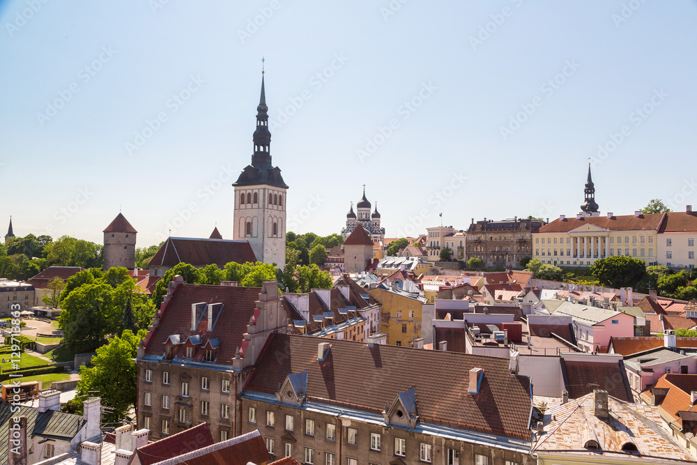 Aerial View of Tallinn Aerial View of Tallinn