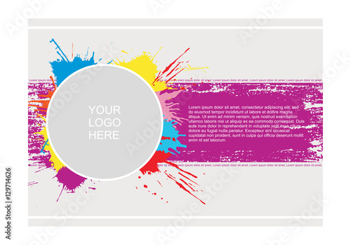 Abstract vector flayer.