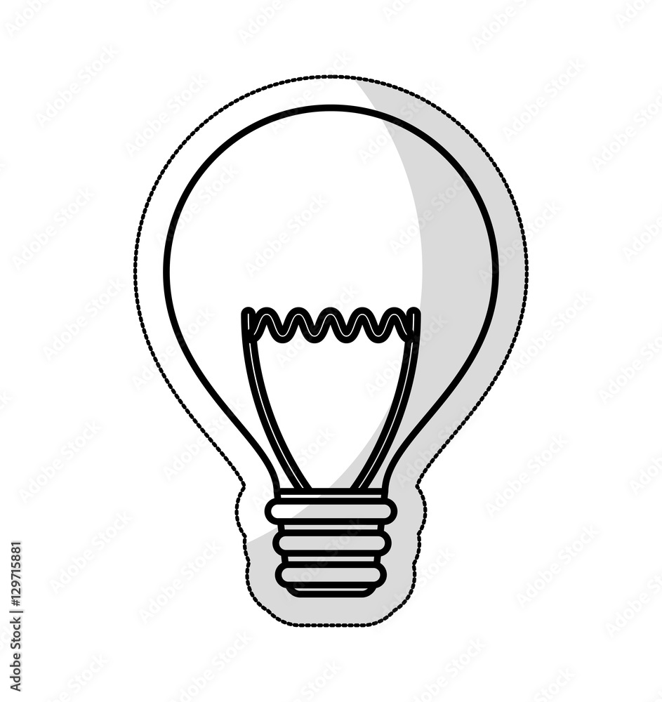 bulb light flat icon vector illustration design bulb light flat icon vector illustration design