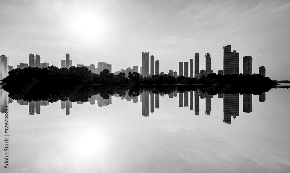 Dubai skyline UAE Asia Dubai skyline UAE Asia