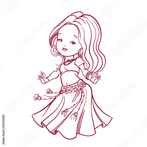tribal fusion gypsy dancer
