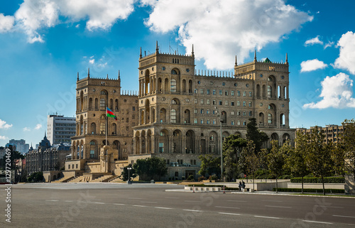  Government house of Azerbaijan in Baku, Azerbaijan.