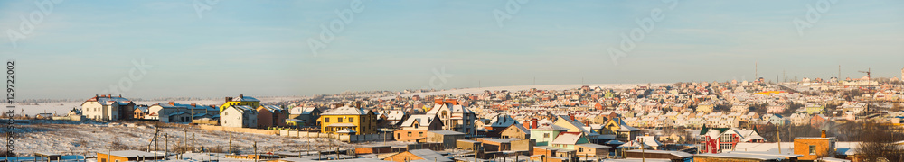 winter uptown panorama