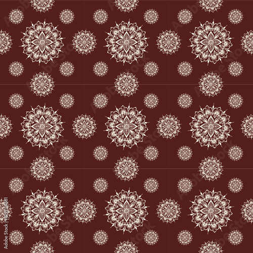 Mehendi pattern illustration