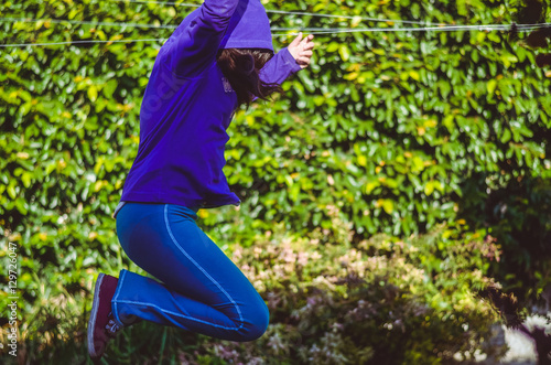 Jumping girl 