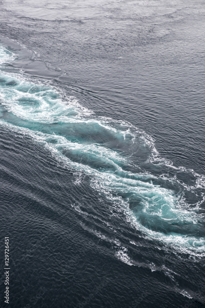 Fototapeta premium Whirlpools of the maelstrom of Saltstraumen, Nordland, Norway