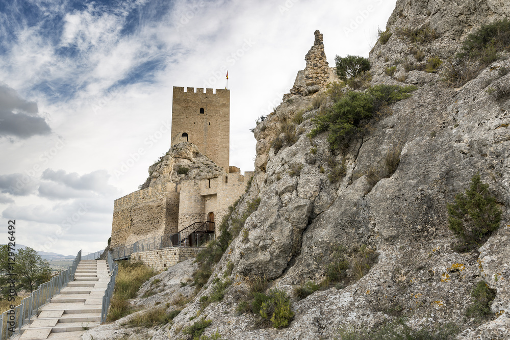 Ancient Castle of Sax - province of Alicante - Spain