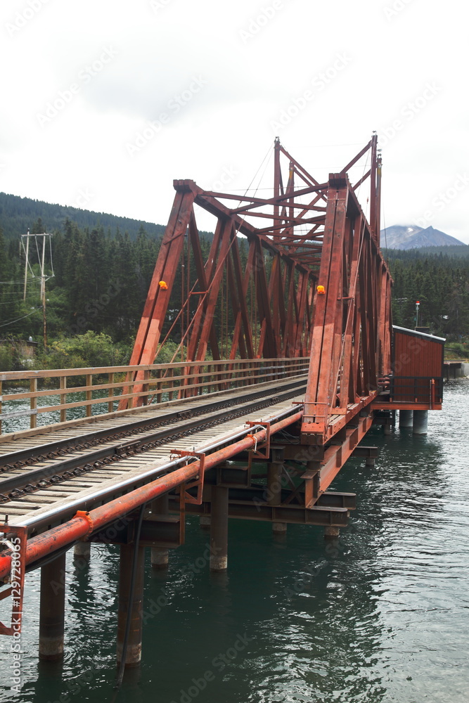 Bridge over the lake - Carcross - Yukon - Canada Bridge over the lake - Carcross - Yukon - Canada