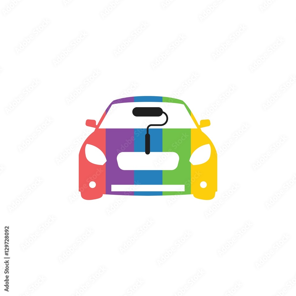 Autocar Paint Logo Design Element Autocar Paint Logo Design Element