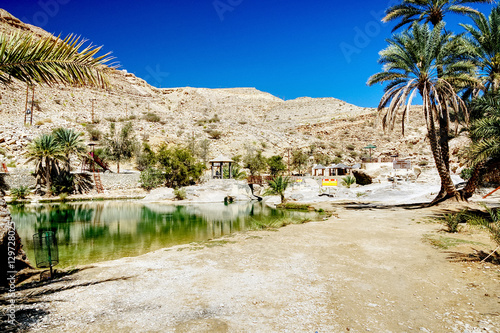 Wadi Bani Khalid - Oasi nelle montagne desertiche dell'Oman photo