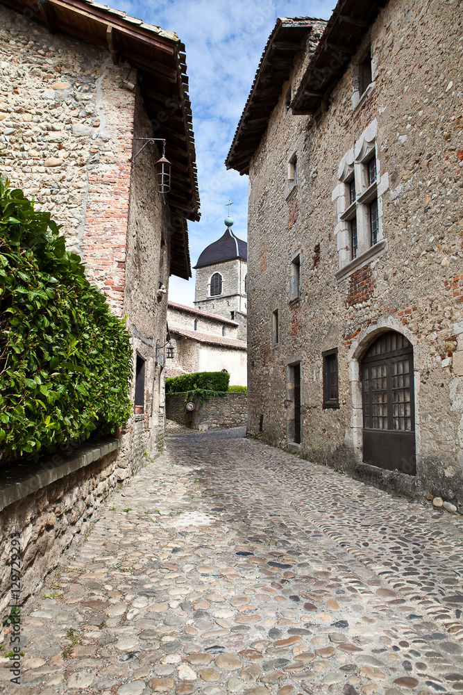 Medieval village of Perouges, France