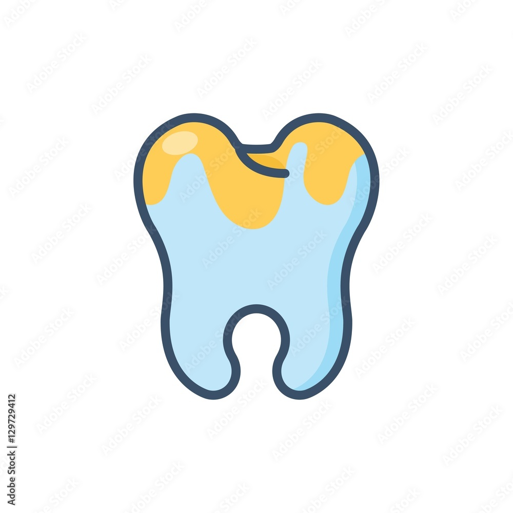 Dirty Dental Logo Design Element Dirty Dental Logo Design Element