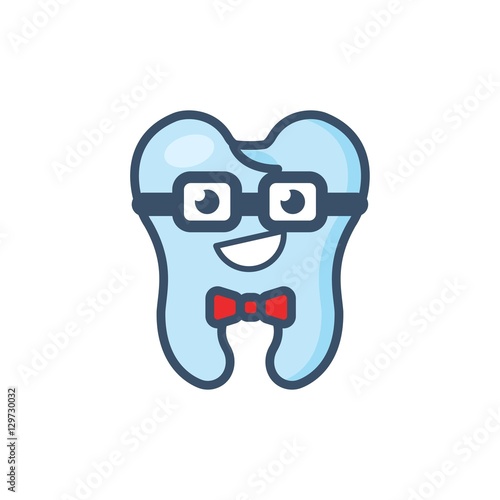 Dental Geek Logo Design Element © putracetol