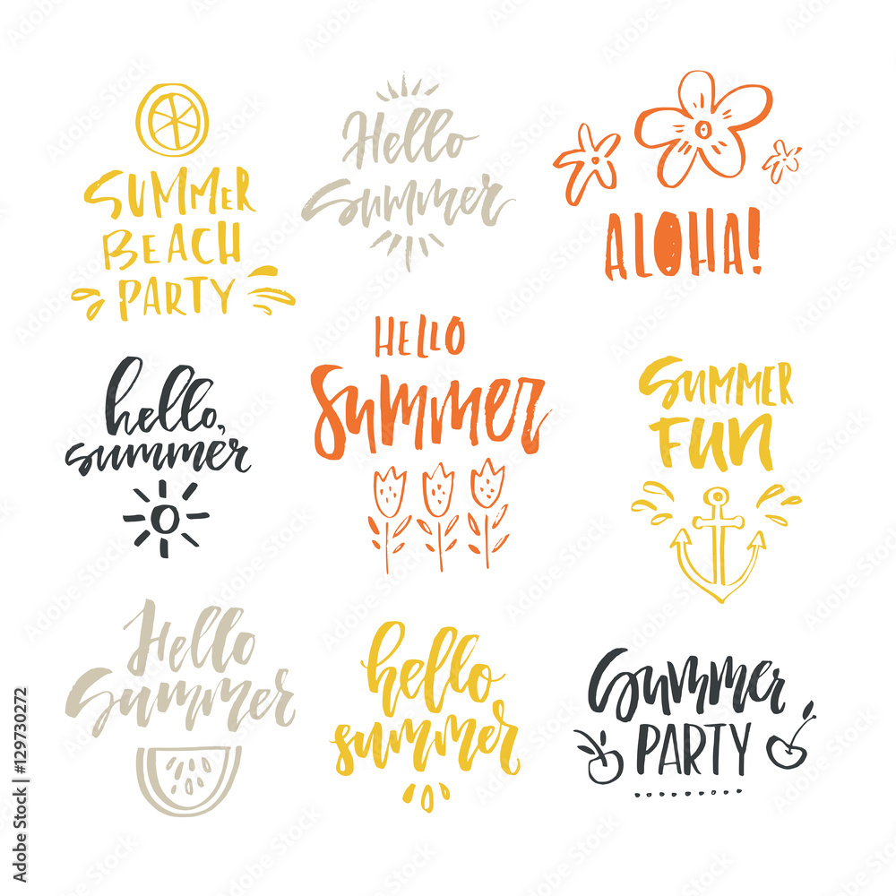 Unique Summer Lettering Unique Summer Lettering