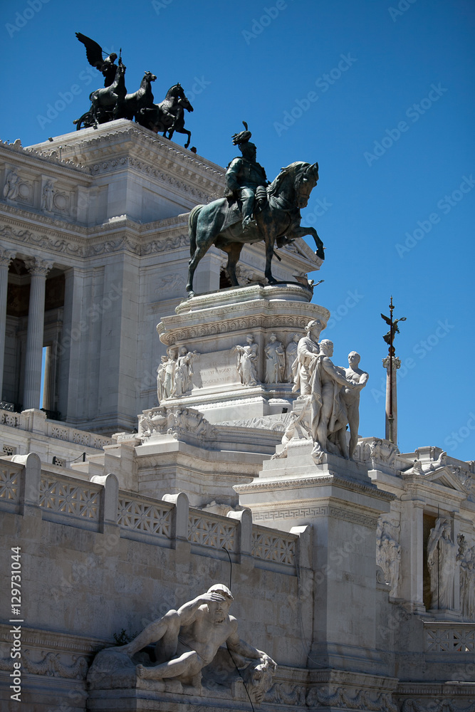 Monumento Nazionale a Vittorio Emanuele II - National Monument to Victor Emmanuel II - Il Vittoriano Roma, Italy