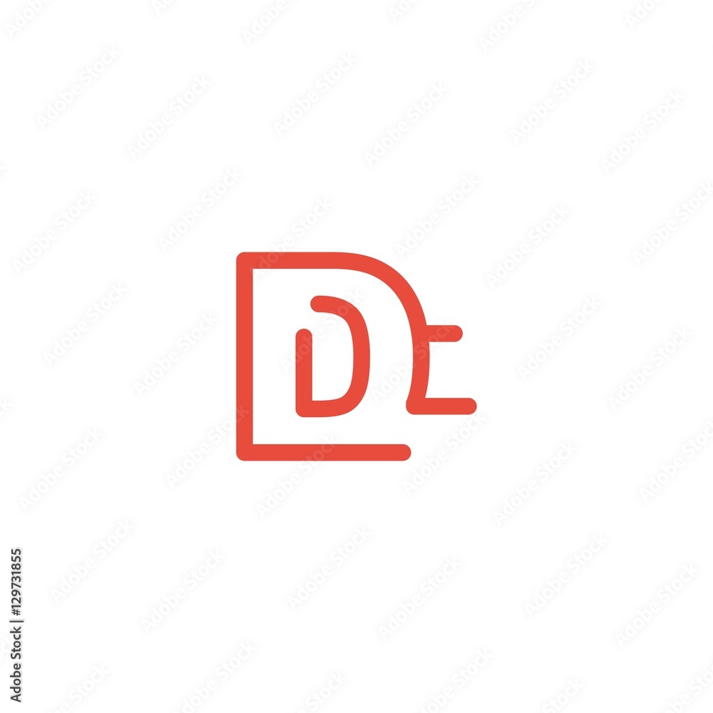 Initial D Line Logo Design Template Initial D Line Logo Design Template