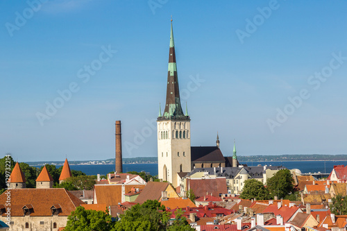 Aerial View of Tallinn