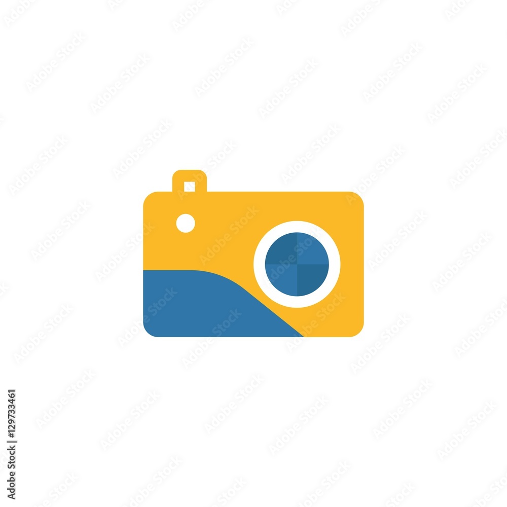 Photo Camera Logo Design Element Photo Camera Logo Design Element